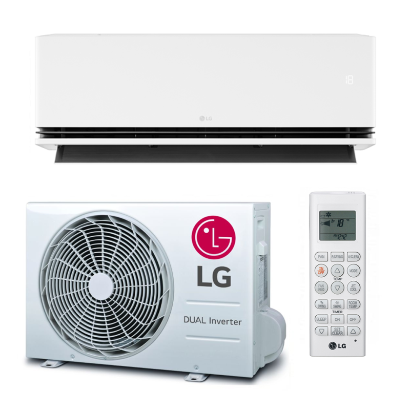 LG H09S1D 2,5 Kw Split unit Koelen en Verwarmen R32 met Wifi